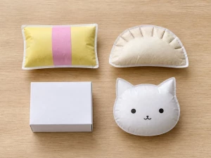 Бумажные сквиши из пинтереста: масло butter, пельмень, коробка и котик
